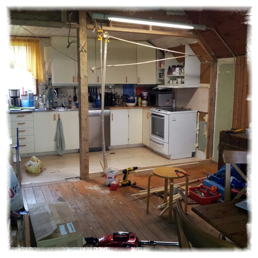 ...och så här såg det ut när far höll kväll :)